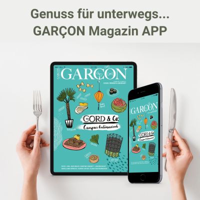 App GARÇON Genuss Magazin
