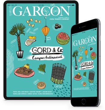 Genuss für unterwegs - GARÇON-Magazin-APP